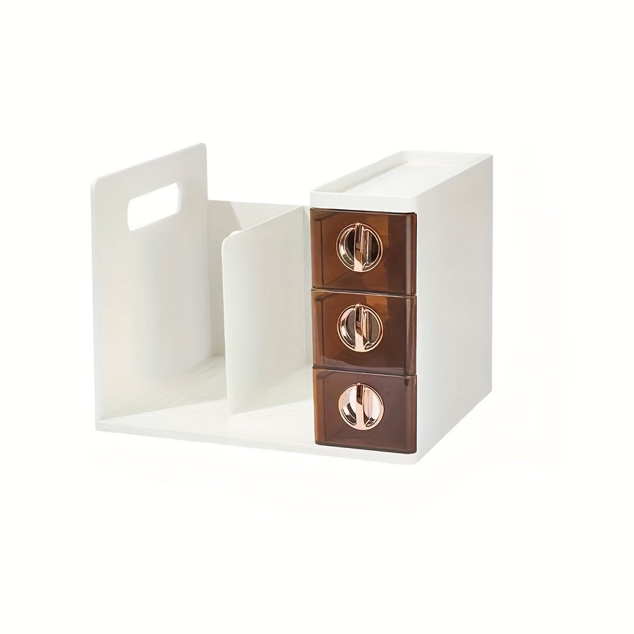 Desktop Storage Box Student Desk Stationery Finishing Box Office Shelf