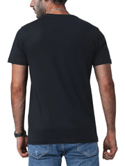 Retro Eagle Print Men's Graphic Crew Neck Active T-shirt