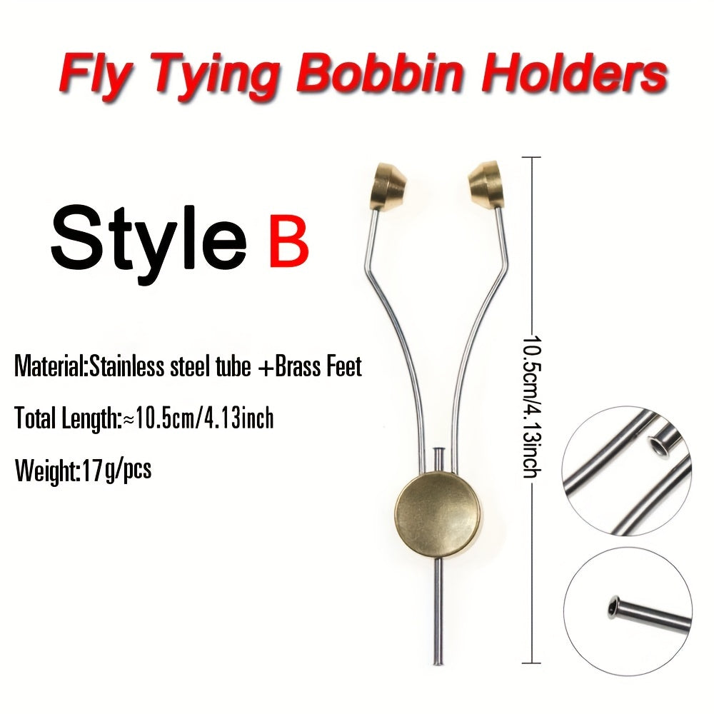 1pc Stainless Steel Fly Tying Tool Bobbin Holder Fishing Tackle