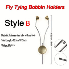 1pc Stainless Steel Fly Tying Tool Bobbin Holder Fishing Tackle
