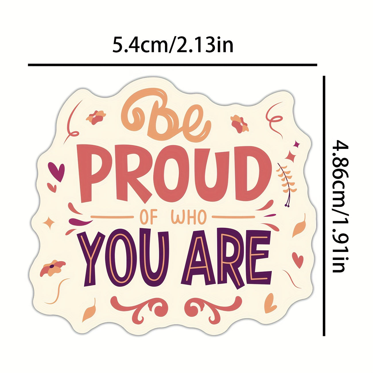 100pcs Motivational Vinyl Stickers for Laptops and Bottles
