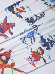 Painting Print High Rise Leggings