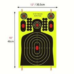 10pcs Airsoft Shooting Targets 30x48x45cm for Range Training