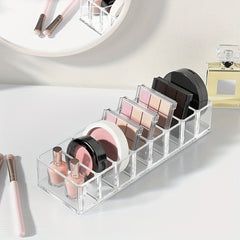 Clear Acrylic Makeup Organizer with 8 Compartments