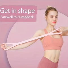 8 Figure Stretching Belt for Back Chest Training Yoga Resistance Tension Rope