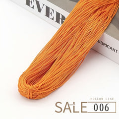 1pc 50g Nylon Cord Summer Crochet Yarn DIY Hand Woven Hat Bracelet 1mm