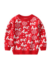 Christmas Boys Knit Sweatshirt