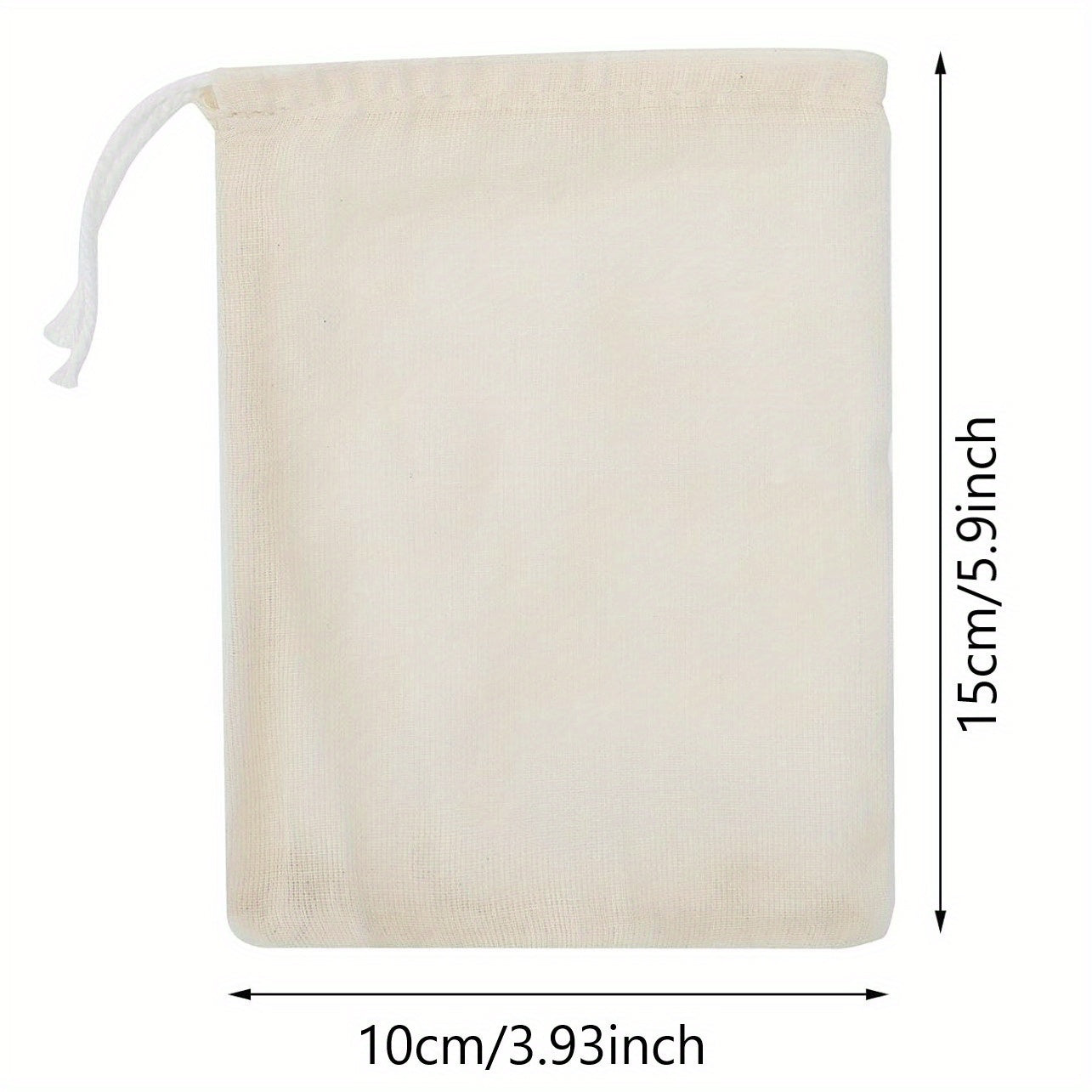 20pcs Muslin Bag Pouch Cotton Drawstring Wedding Home Supplies