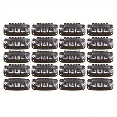 20Pcs Hairpin Hair Extension Wig Clips Metal Comb Closure Tool