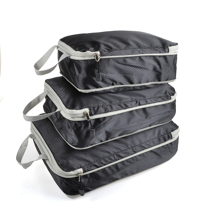 3pcs Compressed Storage Bag Waterproof Organizer Set