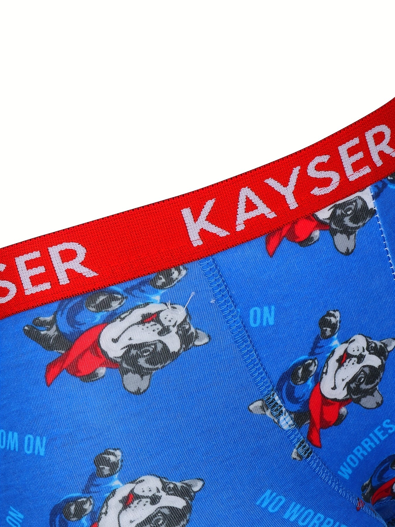 4pcs Boy's Boxer Briefs Cartoon Animal Letter Print Elastic Waist Shorts