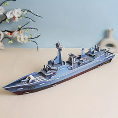 3D Paper Puzzle Aircraft Carrier DIY Model Toy