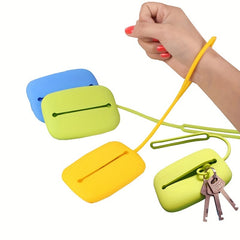 Mini Silicone Wallet Hanging Key Card Coin Storage Bag