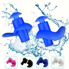 Reusable Silicone Ear Plugs for Swimming & Surfing with Storage Box