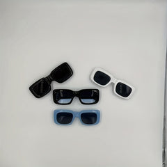 Y2K Square Sunglasses Hip-hop Anti Glare UV400