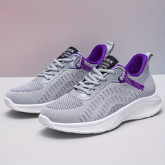Thick Sole Shock Absorption Mesh Sneakers Lightweight Comfortable Shoes
