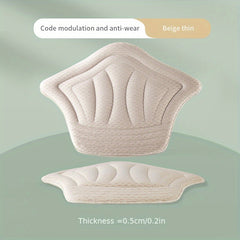 2Pcs Pair Breathable Heel Stickers For Reducing Size