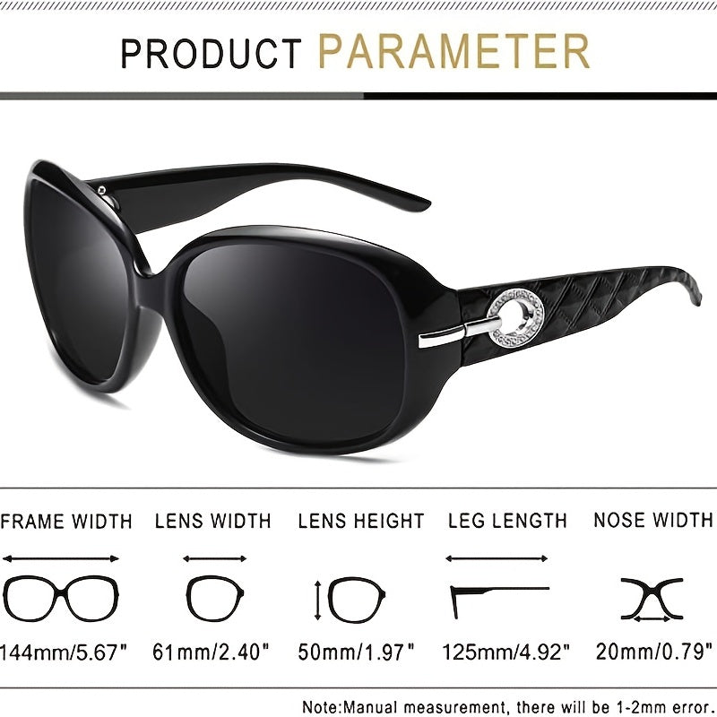 Women's Large Oversized Driving Sunglasses UV Protection