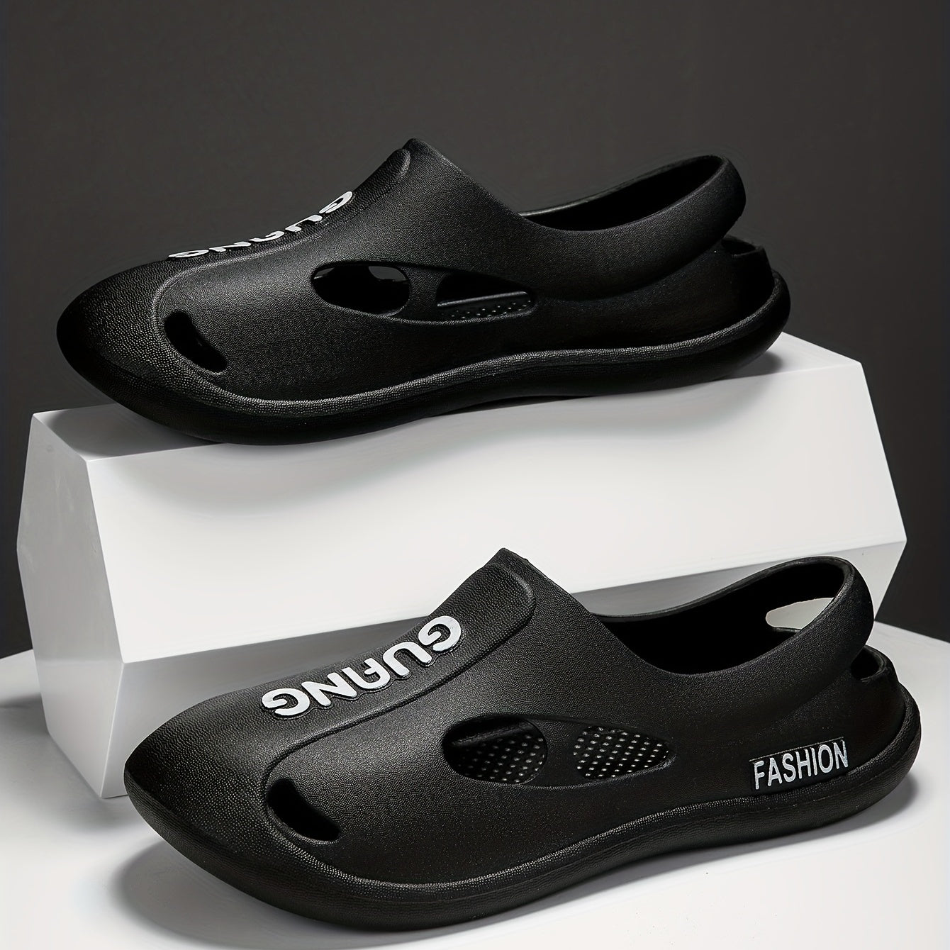 Men's PVC Sandals Casual Non Slip Shoes Water Shoes