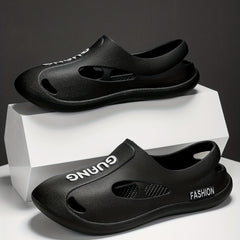 Men's PVC Sandals Casual Non Slip Shoes Water Shoes