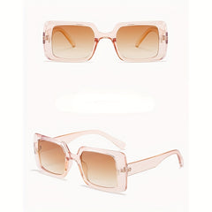 Large Frame Pink Tea Sunglasses Combo for Couples