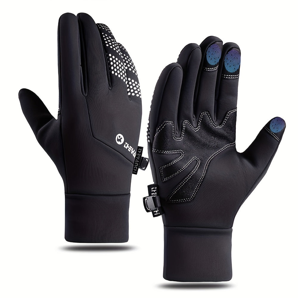 Men's Winter Windproof Waterproof Warm Touch Screen Gloves