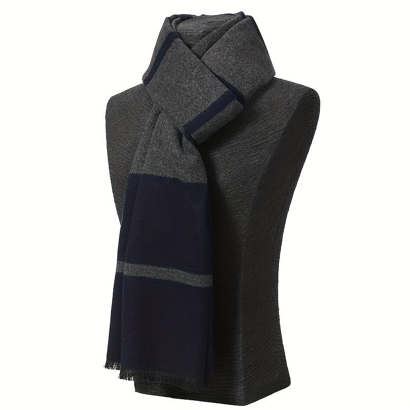 Men's Soft Warm Long Scarf Shawl for Winter