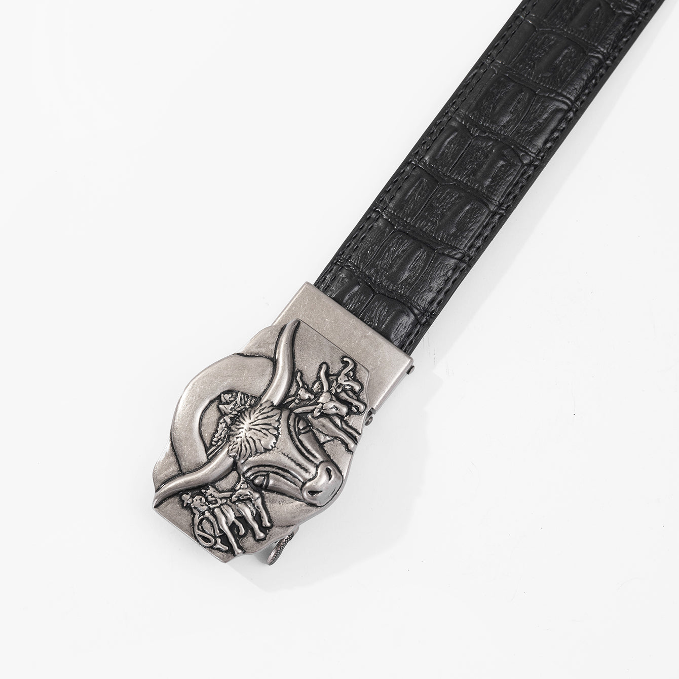 Funky Casual Two Layer PU Leather Belt for Men