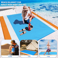 Waterproof Pocket Beach Blanket Portable Mat for Outdoor Camping Picnic