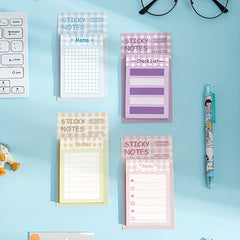 Cartoon Student Memo Notebook with Sticker