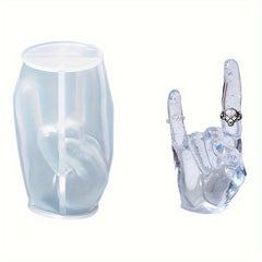 Large Rock Gesture Silicone Mold for Resin Ring Holder Candle Making