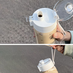 Portable Folding Straw Water Cup Juice Cup Outdoor Sports Supplies