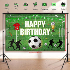Soccer Ball Party Banner Soccer Birthday Decorations