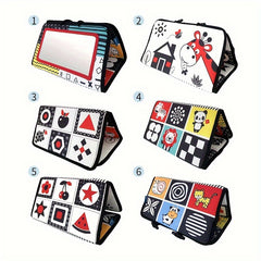 Sensory Crinkle Book, High Contrast Puzzle Toy for Youngsters