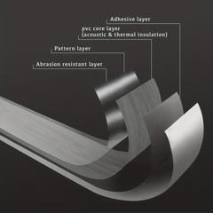 Wood Vinyl Peel and Stick Floor Tile Coverings - Easy to Install and Waterproof