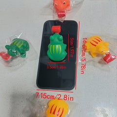 Funny Frog Toys with Tongue Out Durable Rubber Party Favors for Ages 6