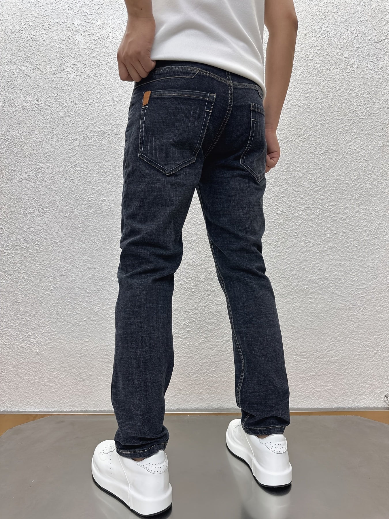 Men's Casual Stretch Jeans for Spring and Fall