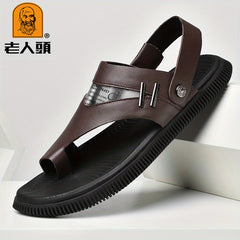 LAORENTOU Men's Wear-resistant Sandals Quick Drying Comfy Slides