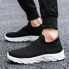 Men's Slip on Athletic Sneakers Breathable Walking Shoes Lightweight