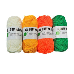 Luminous Knitting Glowing Crochet Yarn 50g 50m