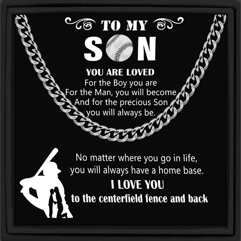 Hip Hop Street Style Chain Stainless Steel Necklace Boys Gift