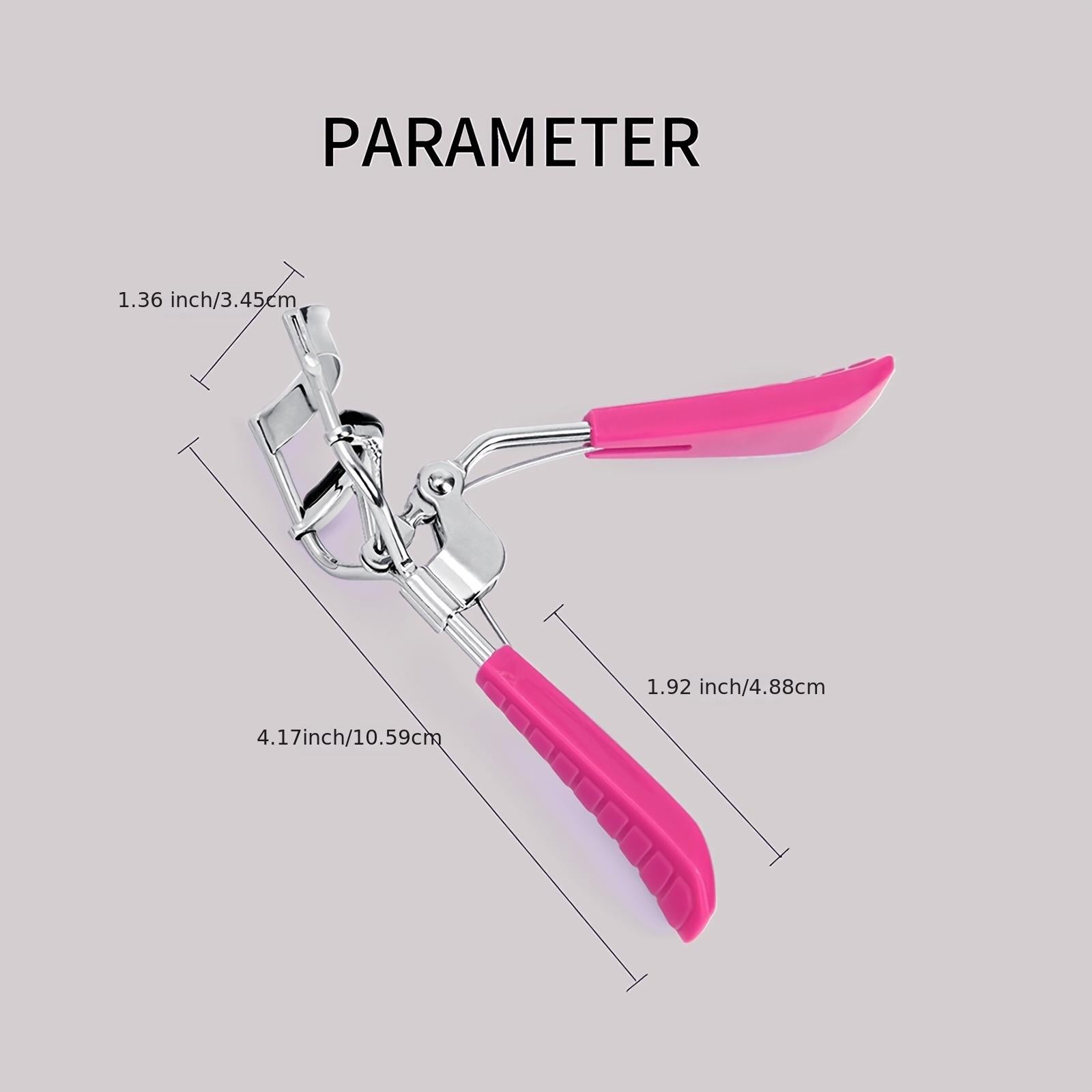 Pink Carbon Steel Eyelash Clip Replacement Strip Eyelash Curler