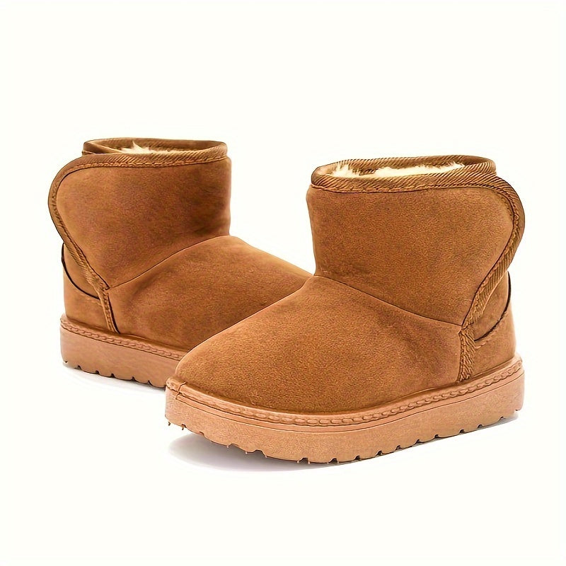 Warm Fleece Snow Boots Girls | Soft Winter Outdoor Hiking Shoes