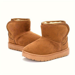 Warm Fleece Snow Boots Girls | Soft Winter Outdoor Hiking Shoes