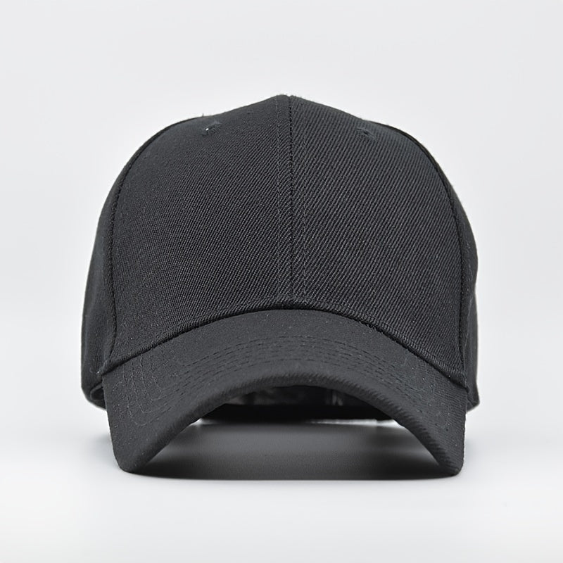 Solid Baseball Cap Street Retro Cap Sun Visor