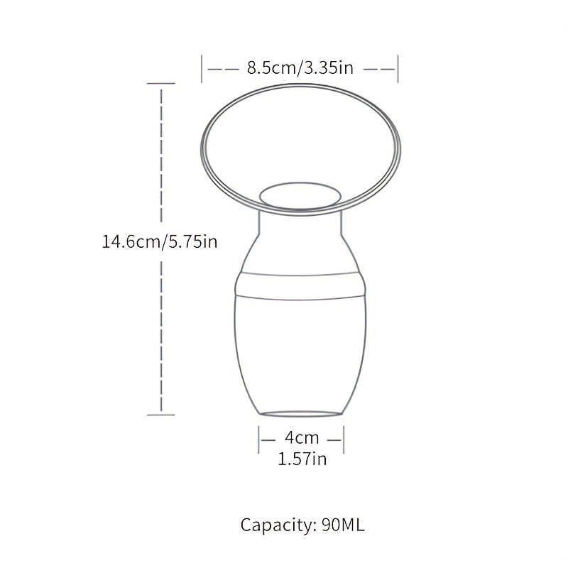 Silicone Breast Pump With Scale Visible Volume