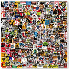 300pcs Funny Stickers Decals DIY Helmet Hard Hat Tool Box Decoration