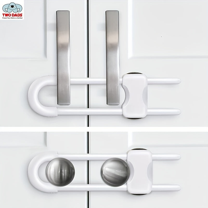 Adjustable Cabinet Locks for Kids Safety - 4 Pack
