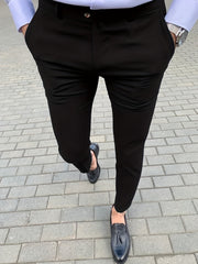 Men's Vintage Style Slim Fit Dress Pants