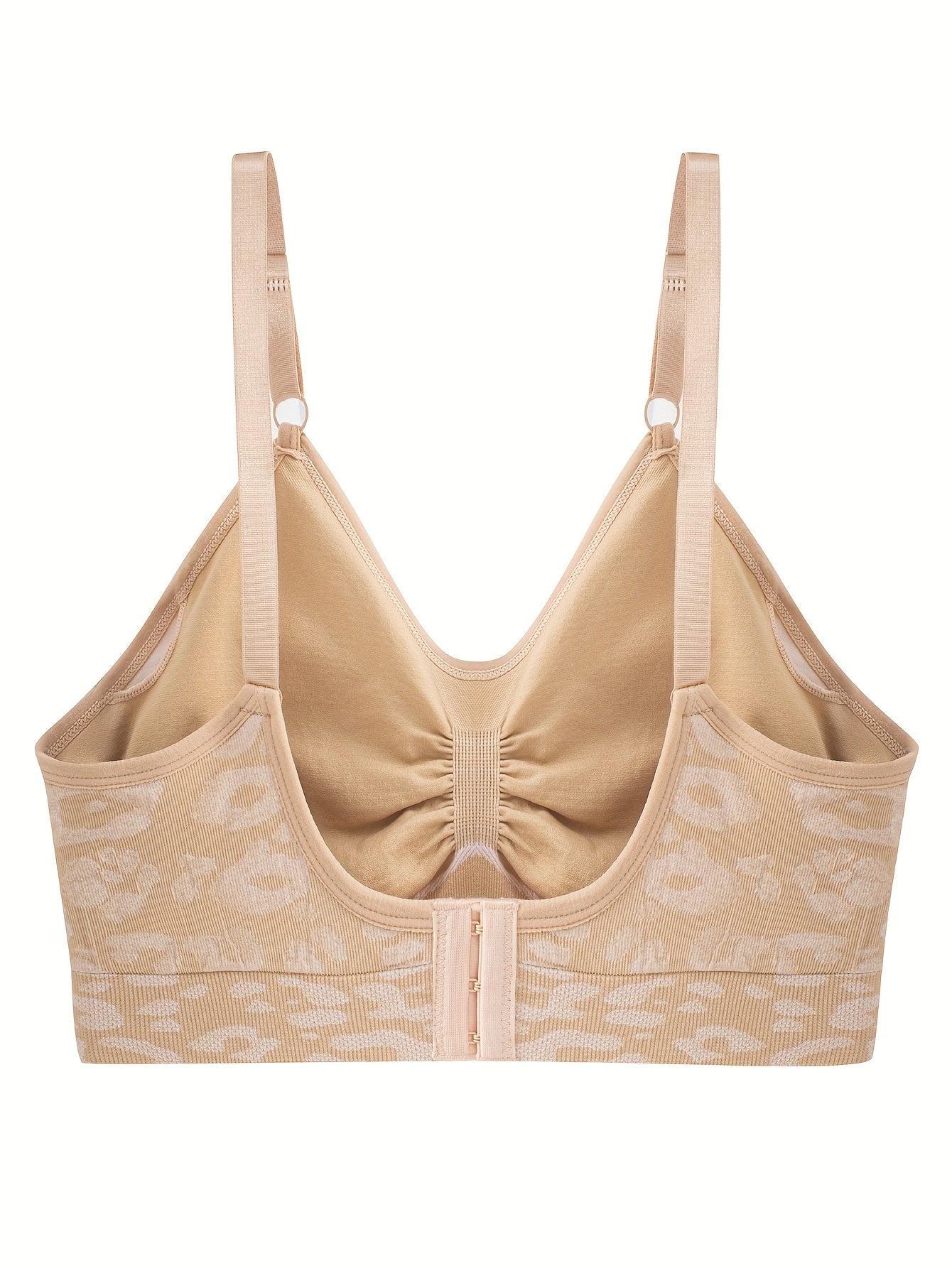 3pcs Leopard Pattern Bralettes Women's Lingerie
